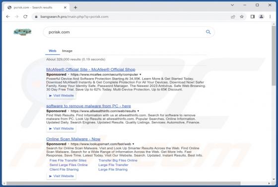 Bangsearch.pro Redirect