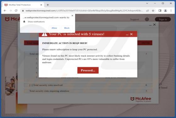 Webprotectionrequired.com Ads