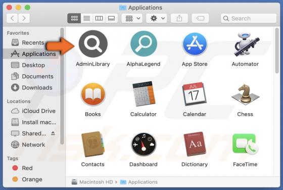 AdminLibrary Adware (Mac)
