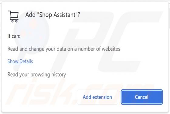 Shop Assistant Adware