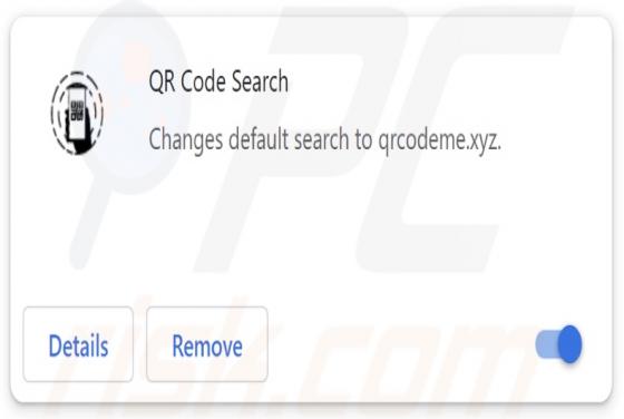 QR Code Search Browser Hijacker