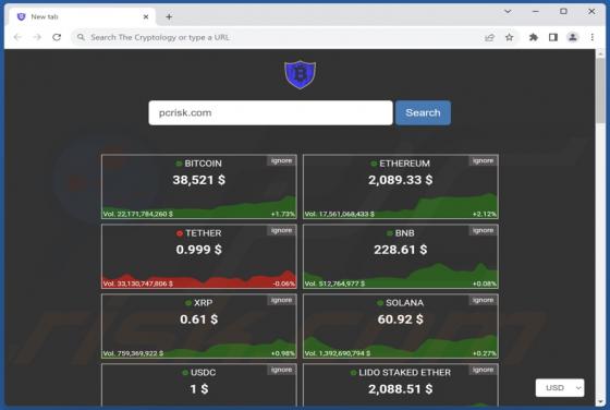 The Cryptology Browser Hijacker