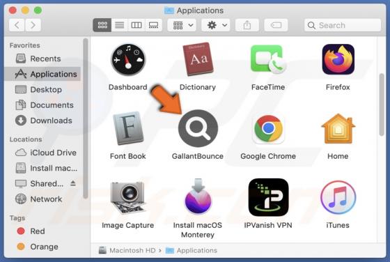 GallantBounce Adware (Mac)