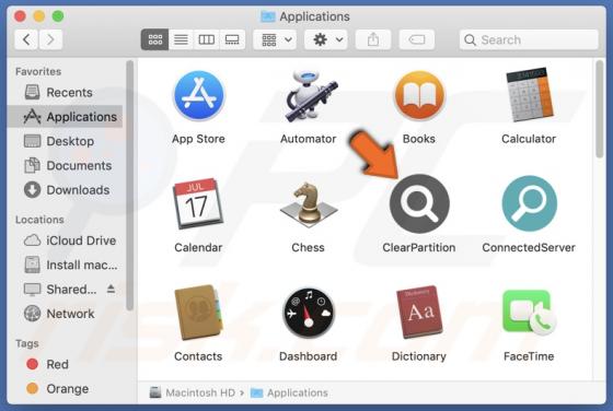 ClearPartition Adware (Mac)