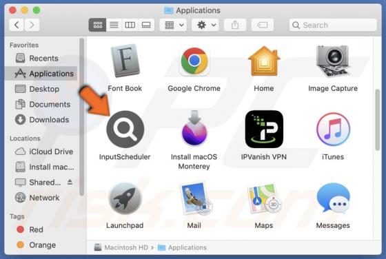 InputScheduler Adware (Mac)