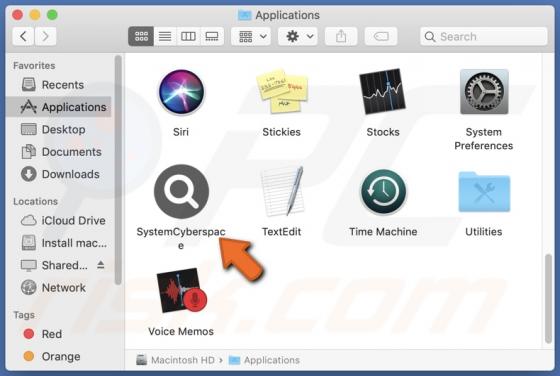 SystemCyberspace Adware (Mac)