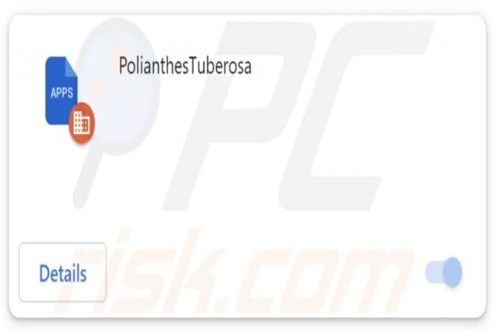 PolianthesTuberosa Malicious Extension
