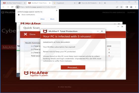 Antivirusapp.space Ads