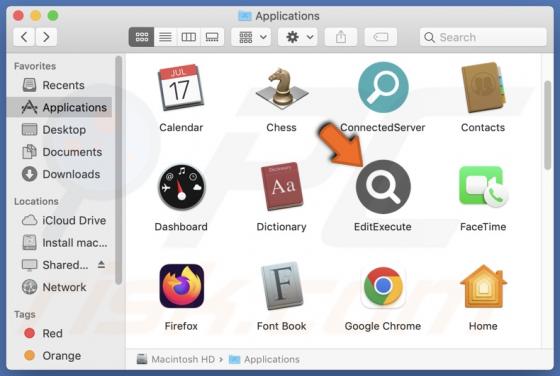 EditExecute Adware (Mac)