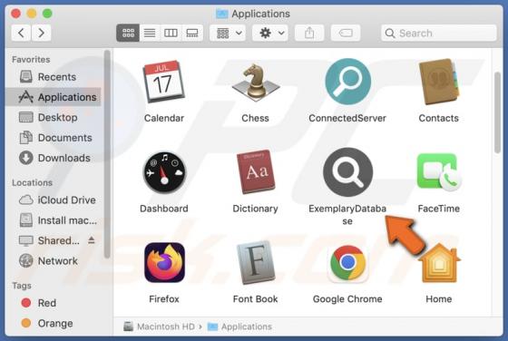 ExemplaryDatabase Adware (Mac)
