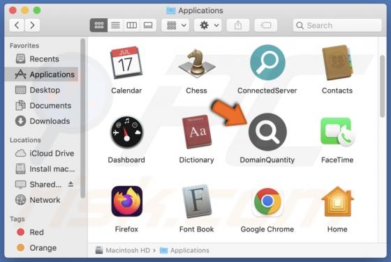DomainQuantity Adware (Mac)