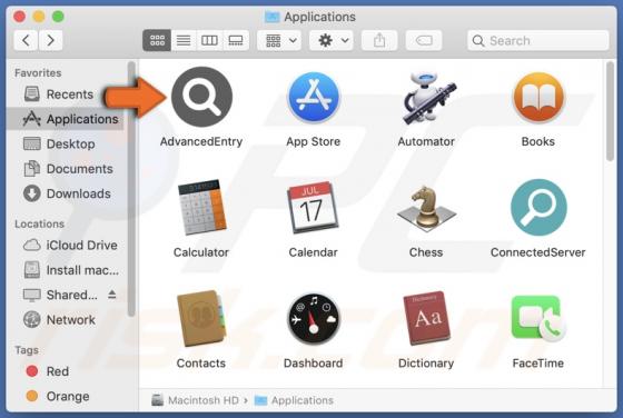 AdvancedEntry Adware (Mac)