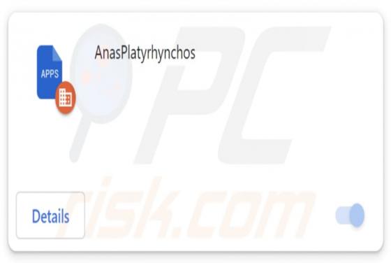 AnasPlatyrhynchos Malicious Extension