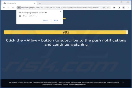 Wholehugespot.com Ads