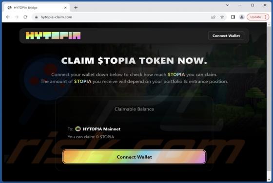 CLAIM HYTOPIA TOKEN Scam