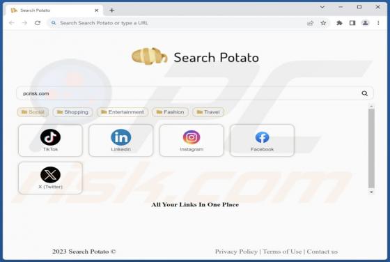 Search Potato Browser Hijacker
