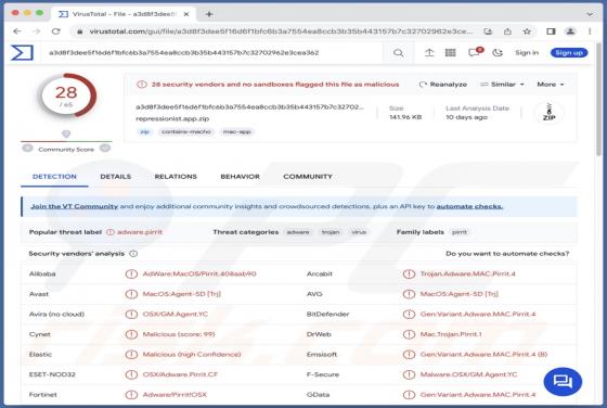 Repressionist.app Adware (Mac)