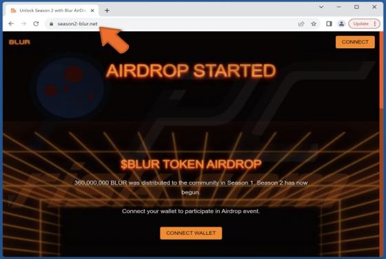 BLUR TOKEN AIRDROP Scam