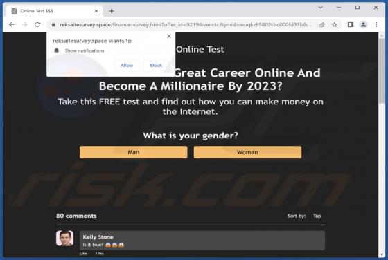 Reksaitesurvey.space Ads
