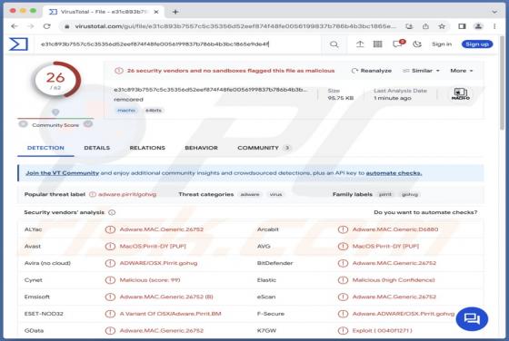 Remcored.app Adware (Mac)