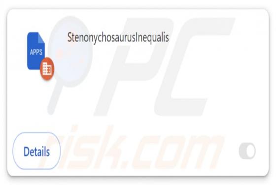 StenonychosaurusInequalis Malicious Extension