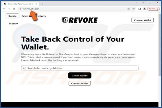 Fake Revoke.cash Website Scam