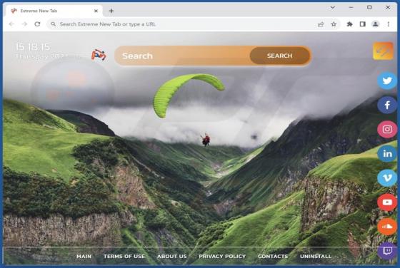Extreme New Tab Browser Hijacker