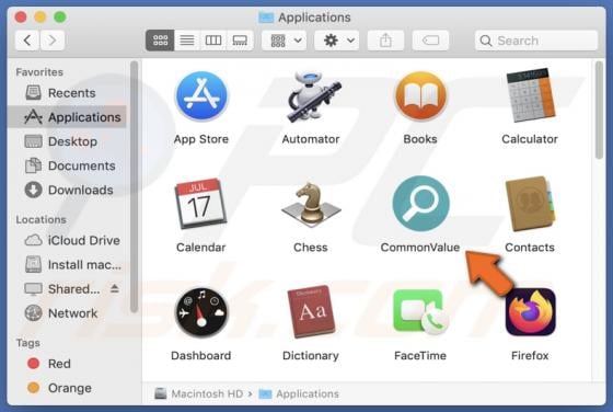 CommonValue Adware (Mac)