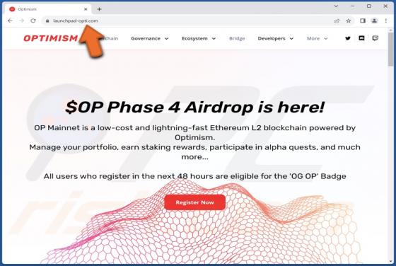 OPTIMISM Airdrop Scam