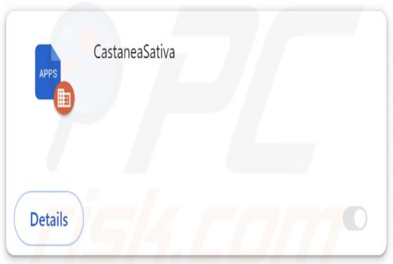 CastaneaSativa Malicious Extension