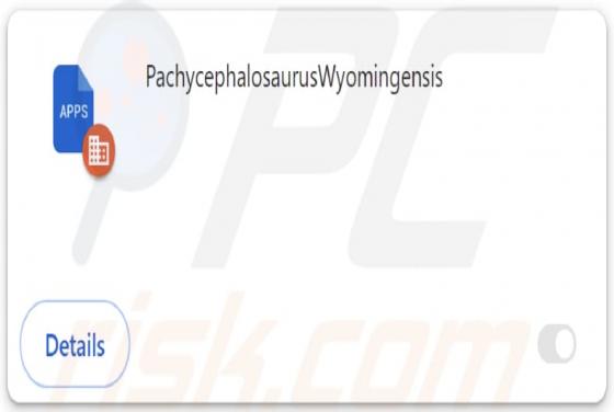 PachycephalosaurusWyomingensis Malicious Extension