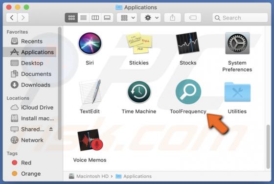 ToolFrequency Adware (Mac)