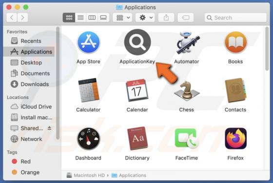 ApplicationKey Adware (Mac)