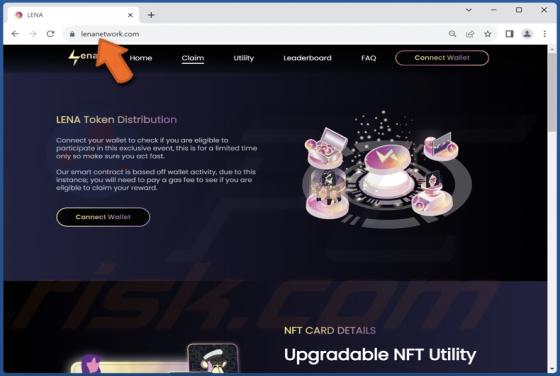LENA Token Distribution Scam