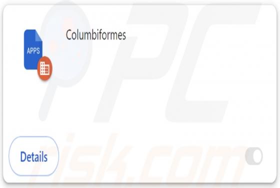 Columbiformes Malicious Extension