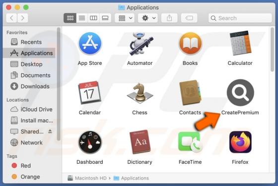 CreatePremium Adware (Mac)