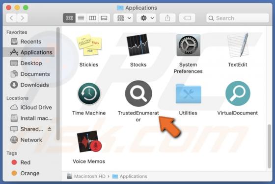 TrustedEnumerator Adware (Mac)