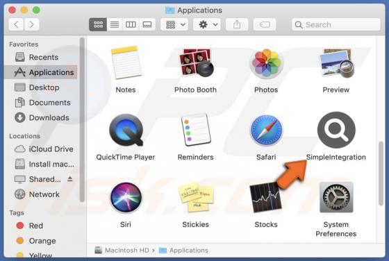 SimpleIntegration Adware (Mac)