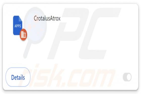 CrotalusAtrox Malicious Extension