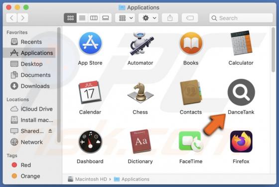 DanceTank Adware (Mac)