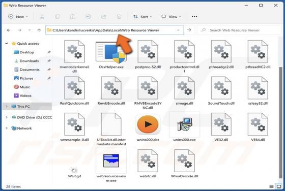 Web Resource Viewer Unwanted Application
