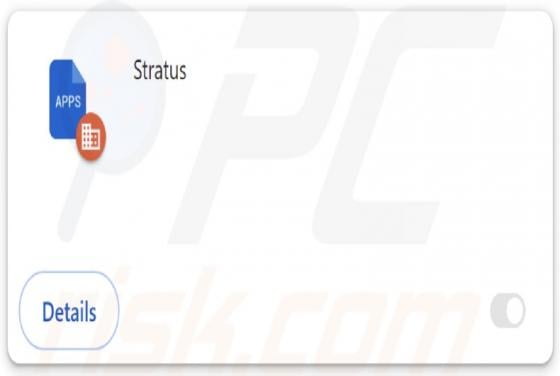 Stratus Malicious Extension
