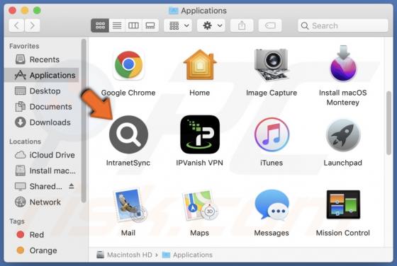 IntranetSync Adware (Mac)