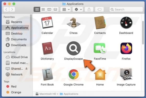 DisplayEscape Adware (Mac)
