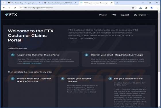 FTX Customer Claims Scam