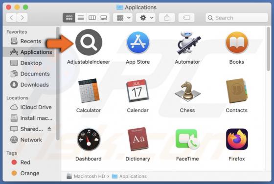 AdjustableIndexer Adware (Mac)