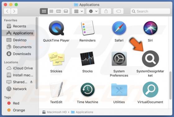SystemDesignMarket Adware (Mac)