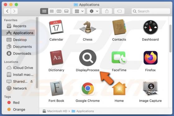 DisplayProcess Adware (Mac)
