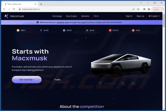 Macxmusk Crypto Exchange Scam