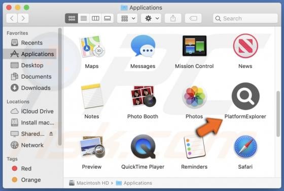 PlatformExplorer Adware (Mac)